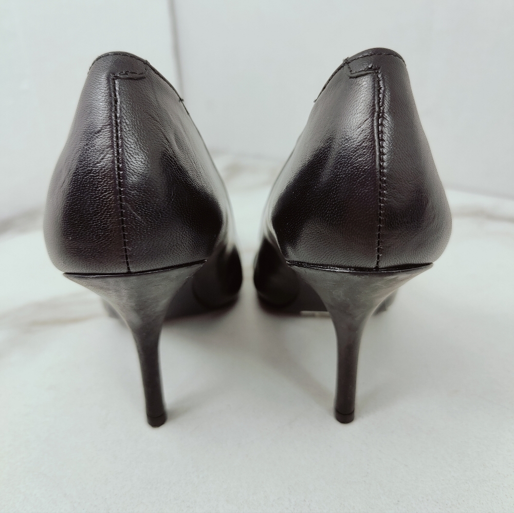 Nine West Balder Striped Mesh Toe Pumps Heels, Sz 7.5 - Picture 6 of 10